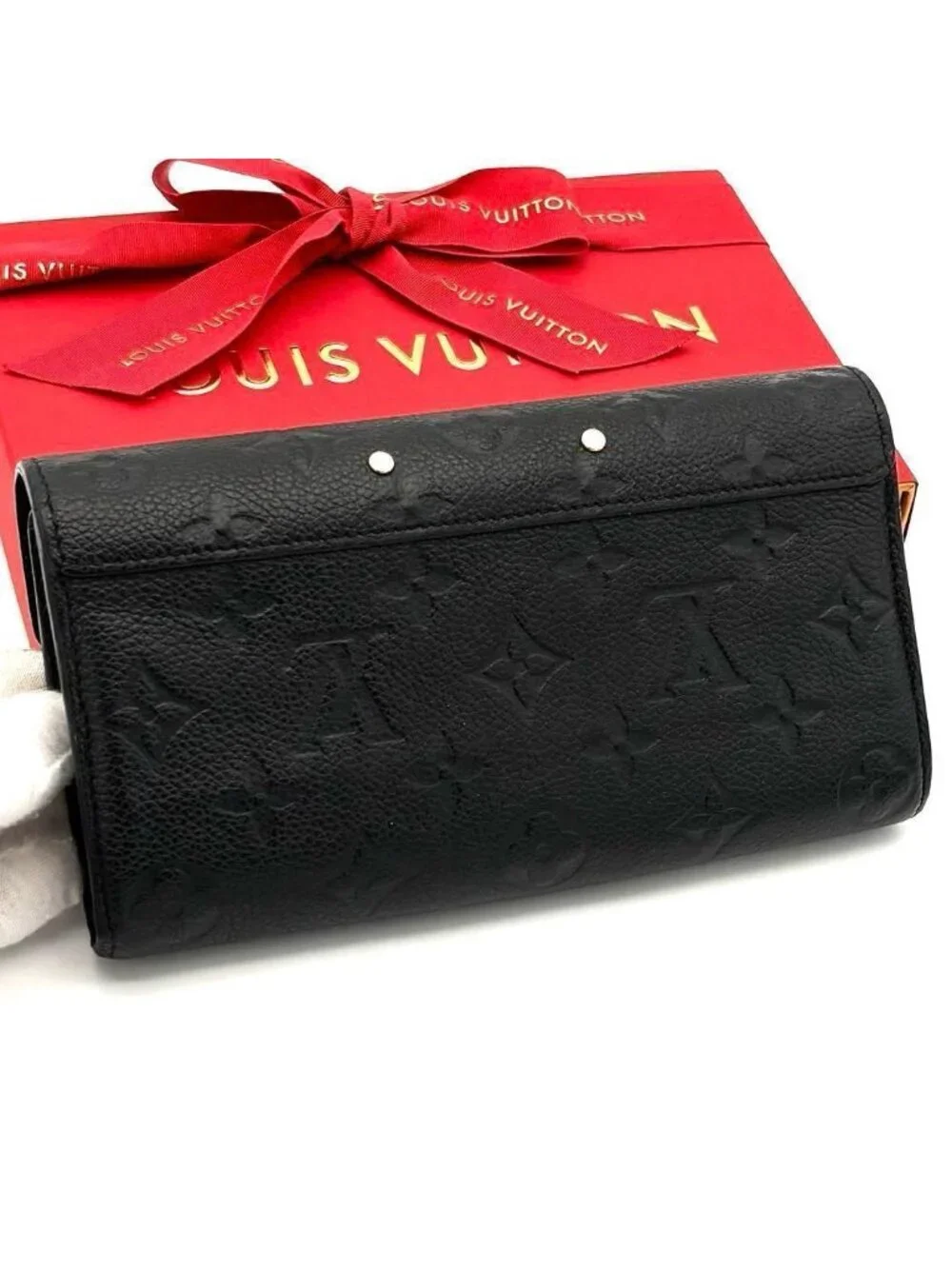 Louis Vuitton Wallet Monogram Empreinte Portefeuille Sarah Metis
